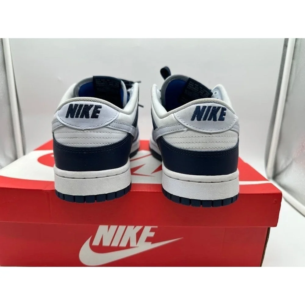 Nike‎ Dunk Low White Football Grey Game Royal Blue FQ8826-100 Mens 10.5 Sneaker